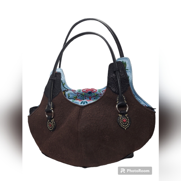 Golden Hands Brown Shoulder Bag/Purse - Picture 3 of 13